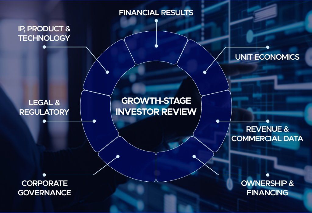 What growth-stage investors review: financials, unit economics, ownership, governance and risk controls